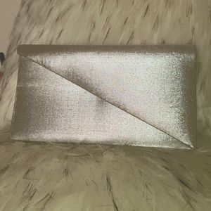 Silver Clutch Purse